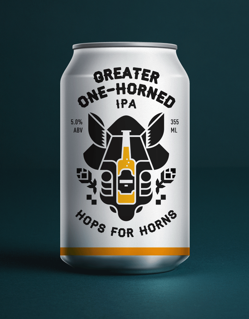 Hops For Horns spinning can